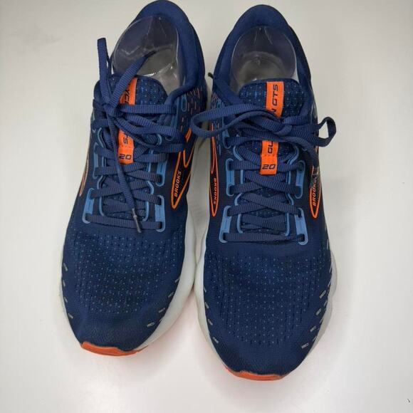 Brooks Glycerin GTS 20 Mens Running Shoes Size 11 Blue Orange Cushioned Sneakers main image 6